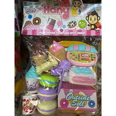 Brinquedos Conjunto De Cozinha Infantil/Brinquedo Comida/Hamburguer/bolo/batata frita/Comidinha De Brinquedo Infantil