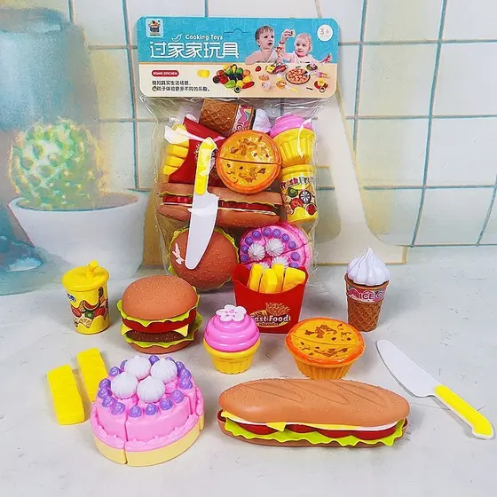 infantil Brinquedo de mini kitchen kit de cozinha,doce,frutas