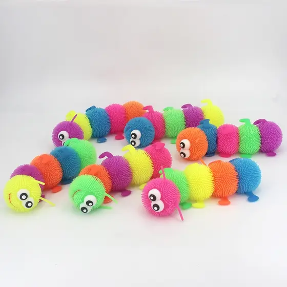 De Centopéia Apertar E Esticar Colorida Brinquedo Infantil