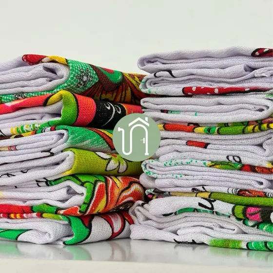 Kit com 10 Panos de Prato Decorativos 45x75cm – 100% Algodão | Cozinha Luxuosa
