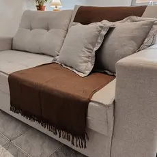 Manta Para Sofá Grande de Algodão 120x210cm | Luxo, Conforto e Estilo |  Direto da Fábrica Promoção