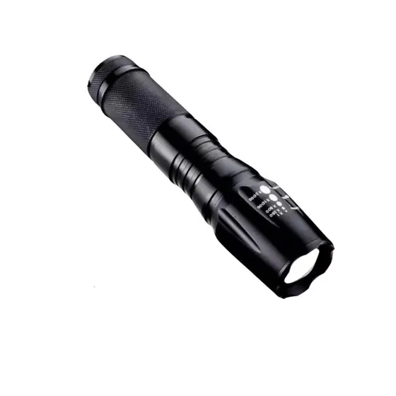 Lanterna Tática Portátil MINI a Pilha com Zoom Telescópico Kapbom KA-L1589