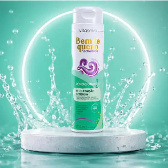 Condicionador Vita Seiva Cacheadas 300ml Hidratação Intensa Definição e Controle de Frizz