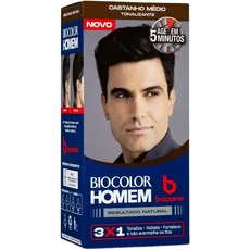 Biocolor Homem Cobertura Total Tonalizante de Cabelo-Castanho Medio