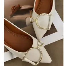 Sapatilha Bico Feminina Fino Casual Confortável Sapato feminino bico fino