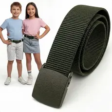 Cinto Infantil Ajustável Leve Confortável Para Calça Bermuda Uniforme Escolar Criança Unissex 90cm