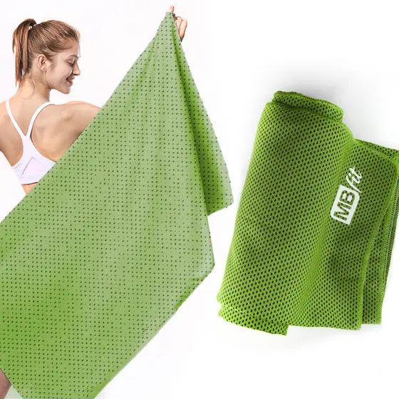 Toalha Microfibra Refrescante Secagem Rápida Gelada Fit Esporte Academia Alta Absorção Grande