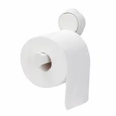 Suporte Porta Papel Higiênico 1 Rolo Banheiro Fixação Ventosa Sem Furos Giro 360°