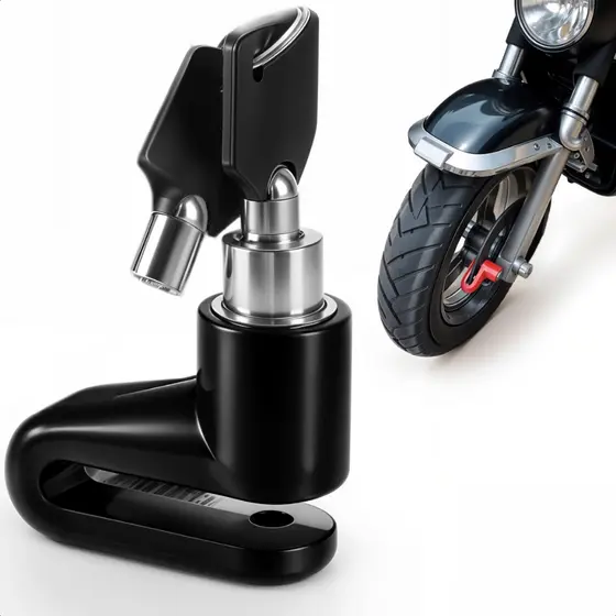 Tranca Trava De Disco De Freio Para Motos Bicicleta Segurança Antifurto Cadeado Universal
