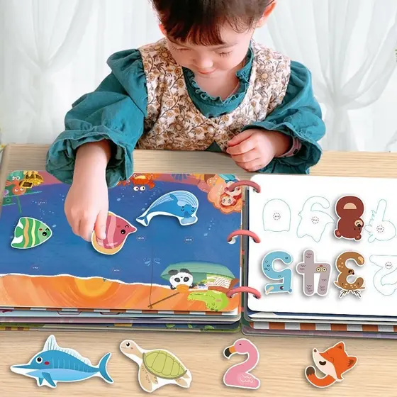 Autocolante De Velcro DIY Busy Board Brinquedos Educacionais De Aprendizagem Precoce Para Crianças Presentes