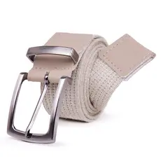 Cinto Palha Gorgurão Masculino Casual Resistente