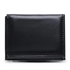 Kit 15 Carteiras Masculina Preta Slim Reforçada Porta Cartões Lisa