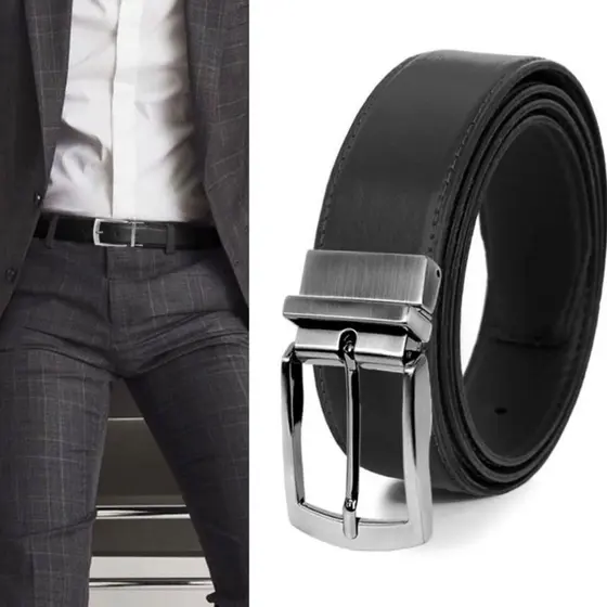 cintos para homens automatico de  masculino negocios casual luxo  couro de plutonio designer famosa