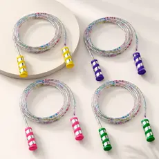 Pula Corda Infantil Glitter Brinquedo criança meninas meninos brilho