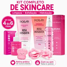 Kit limpeza facial rosa mosqueta completo