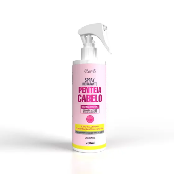 Spray Penteia Cabelo 200ml BELKIT | Proteção térmica, hidratação, nutrição e revitalização dos fios.