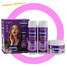 Kit Capilar Beijinhos de Uva (3 itens) BELKIT | Reconstrução capilar