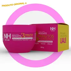 Máscara Resgate 3 Minutos Poderosos | NEW HAIR - Hidrata, nutre e reconstrói - Com ácido hialurônico