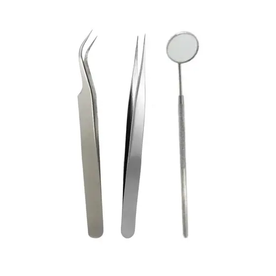 Kit Para Extensão De Cílios Profissional, Maquiagem Cilios Postiços
