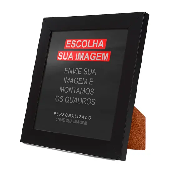 Porta Retrato Com Sua Foto Revelada 15x15cm Decoração Moderna