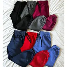 Kit Calças Moletom Grosso Infantil Menino Flanelada Toque Macio Com Punho