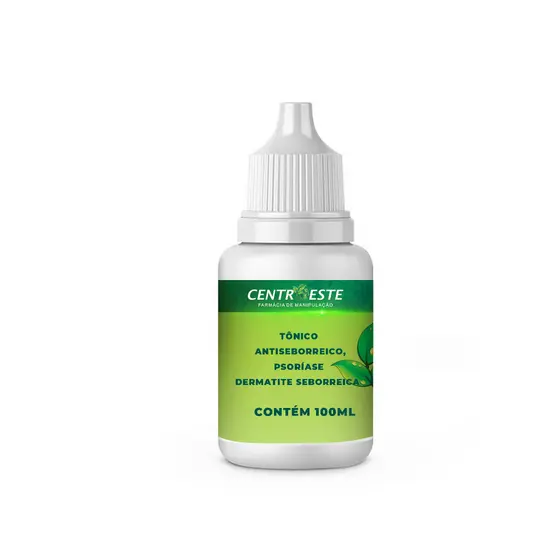 TÔNICO ANTISEBORREICO-PSORÍASE-DERMATITE SEBORREICA 100 ML