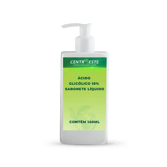 ÁCIDO GLICÓLICO 10%  SABONETE LÍQUIDO 140 ML