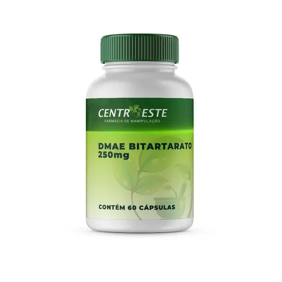 DMAE BITARTARATO 250MG 60 CÁPSULAS