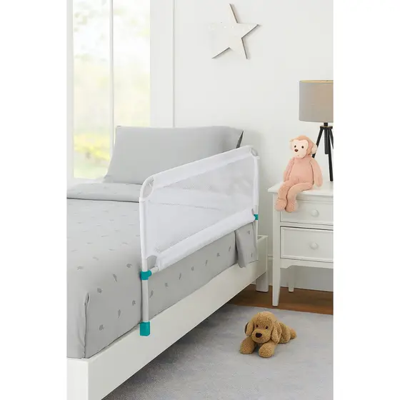 Grade De Cama Com Tela De Segurança Para Bebês E Idosos