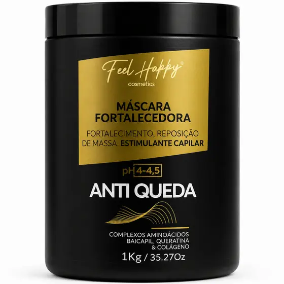 Mascara Capilar Anti Queda 1kg Feel Happy