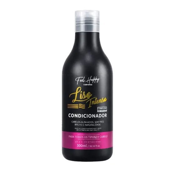 Condicionador Liso Intenso 300ml Feel Happy