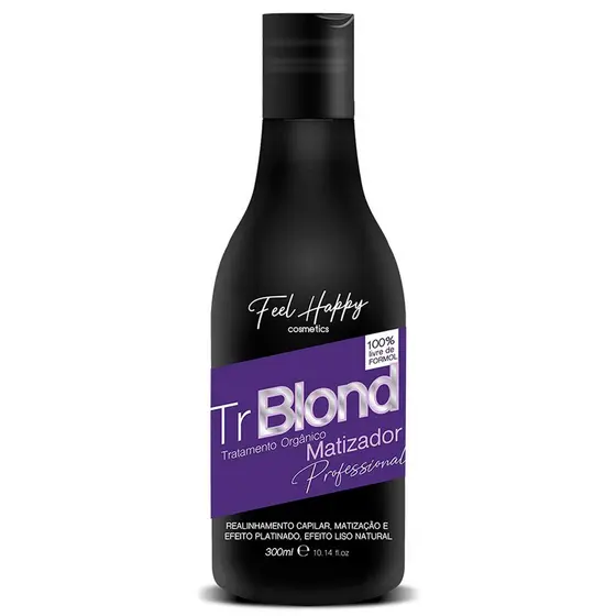 Escova Progressiva Orgânica Blond Loiro 300ml Feel Happy