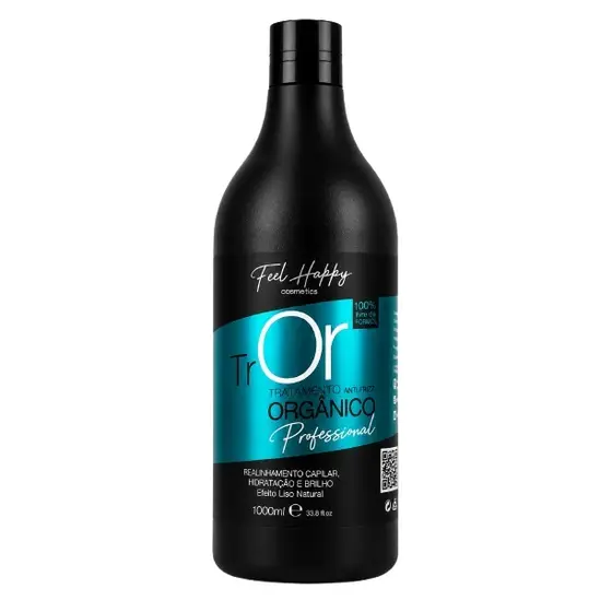 Escova Progressiva Orgânico Sem Formol 1000ml Feel Happy