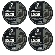 4Un Cera black mega pigmentação modelador capilar p/ pentear 150g - LGN Barber (uso masculino)