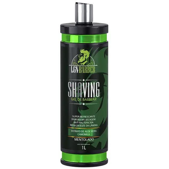 Shaving gel parabarbear menta 1L - LGN Barber