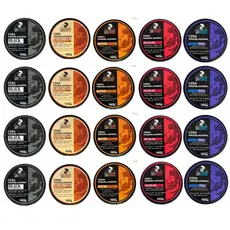 Kit 20 ceras capilares (Incolor, Matte, Caramelo, Black e Teia) 150g a unidade - LGN Barber