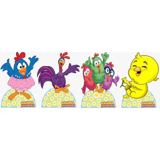 Display de Mesa - Galinha Pintadinha 4 pças mod5