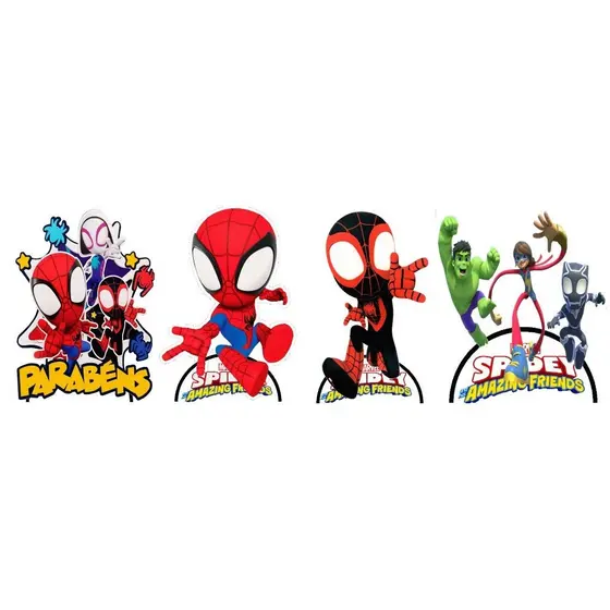 Display de Mesa - Spidey e seus amigos 4 pças mod5