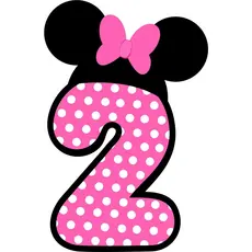 Display de mesa - Tema Minnie Rosa 2