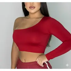 CROPPED COM BOJO TOMARA QUE CAIA MULA MANCA UM OMBRO SÓ