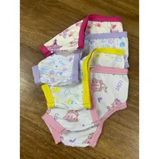 Kit de Calcinhas bebê infantil 100% Algodão com Estampas Divertidas (3, 5 ou 10 Unidades)