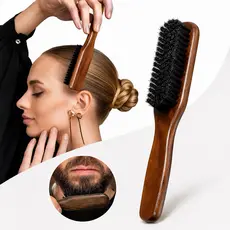 Escova Escovinha Pente Madeira Barba Cabelo Bigode Disfarce FERRAZA SHOP