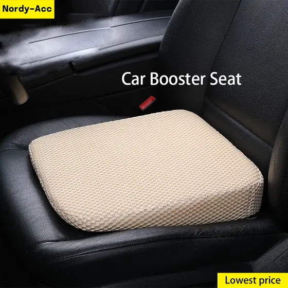 Almofada De Assento De Carro Espessada De 6 Cm Reforço De Condução Segura Gel De Resfriamento De Verão Espuma De Memória