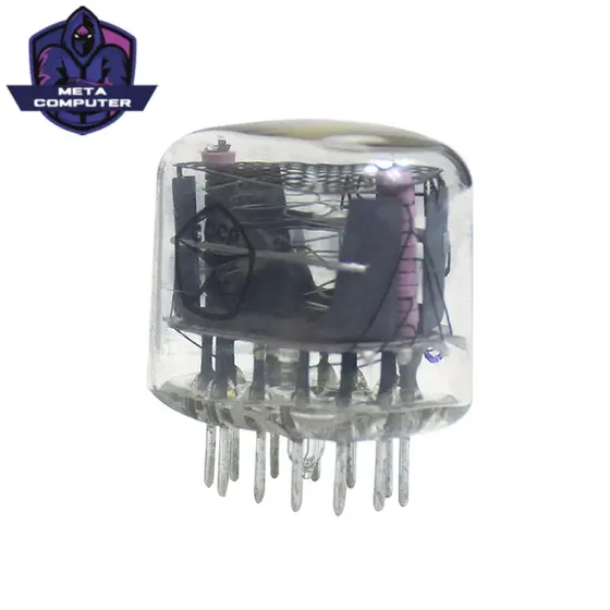 Tubos Nixie IN-12 IN12 Com Ponto Decimal Para Relógio Brilhante Digital LED