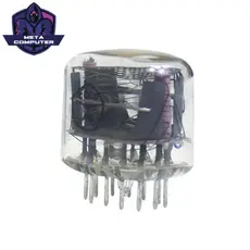 Tubos Nixie IN-12 IN12 Com Ponto Decimal Para Relógio Brilhante Digital LED