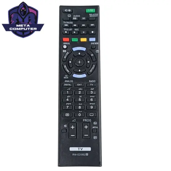 Substituição De Controle Remoto Preto Com Alimentado Por Bateria Para Sony RM-ED052