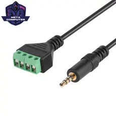 Plugue Macho Estéreo De 4 Pólos De 3.5 Mm Para Cabo Terminal Balun De Vídeo Com Parafuso AV Pinos
