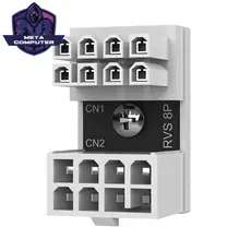 Adaptador De Energia Angular De 180 Graus , Acessórios Para Computador Desktop , 8 Pinos Fêmea Macho , Placa De Vídeo