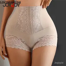 Calcinha Shapewear Modeladora 5 Cores – Cintura Alta, Queima Gordura, Levanta Bumbum, Cintura Fina, Seamless e Elástica