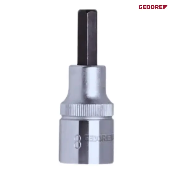 CH SOQUETE 1/4 ALLEN HEXAGONAL 4MM R42550406 GEDORE
